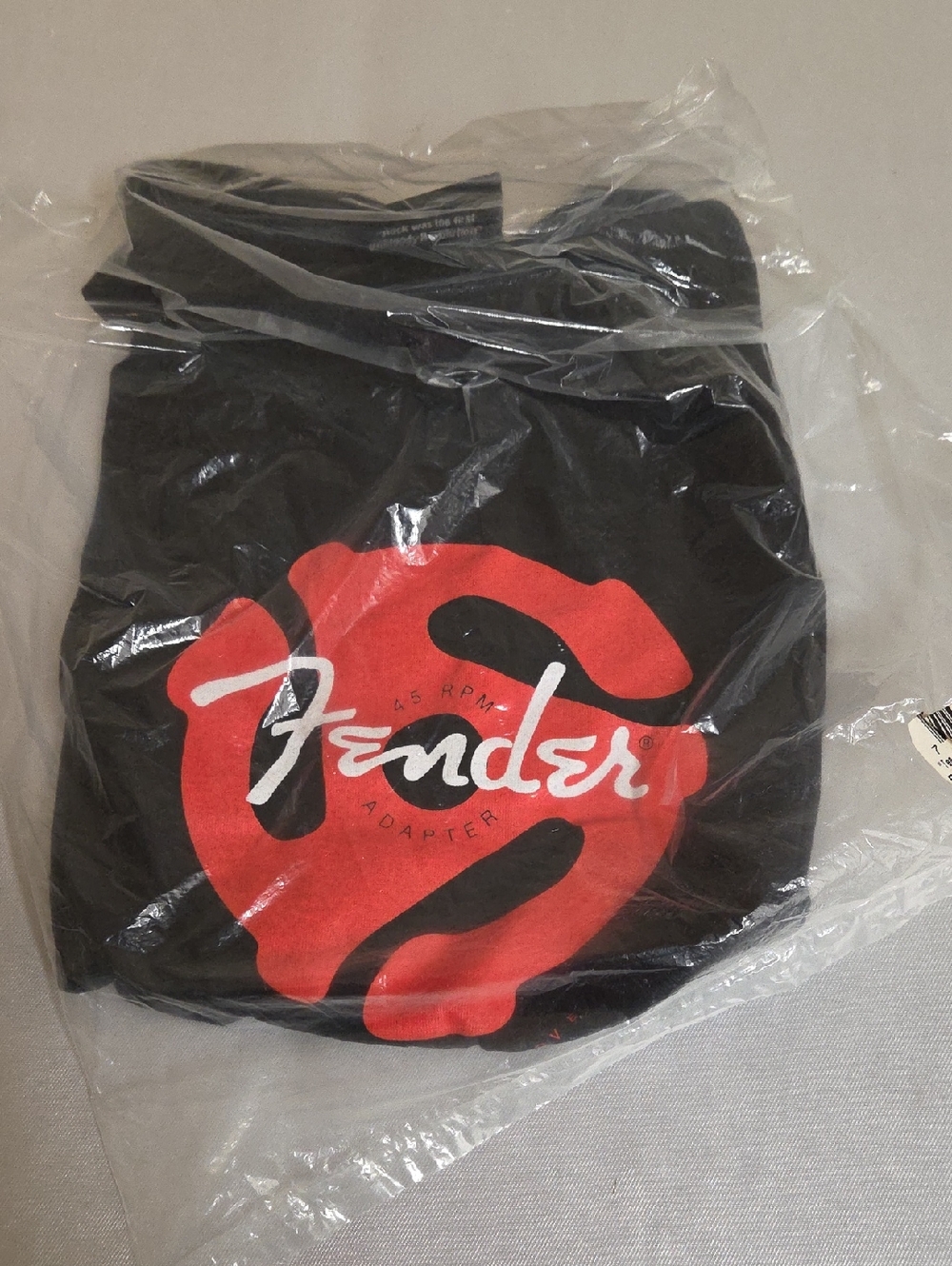 Fender Black Tee with Red Star Logo